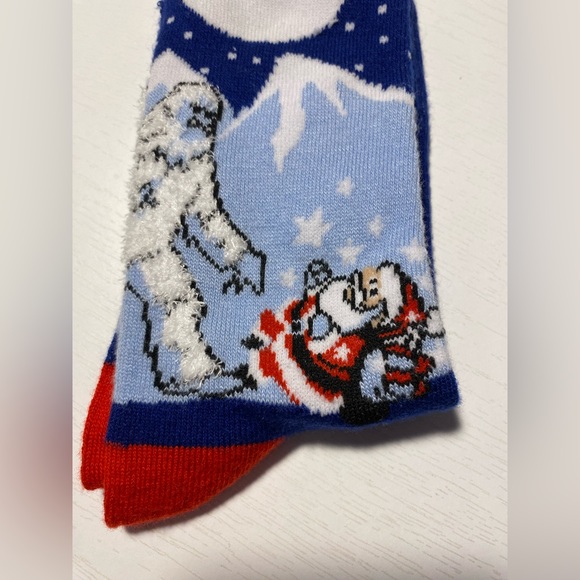 Into Socks With The Abominable Snowman & Santa Claus - Picture 2 of 5